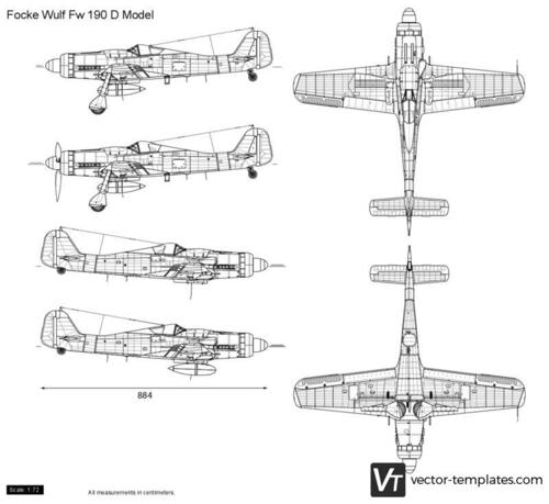 Focke Wulf Fw 190 D Model