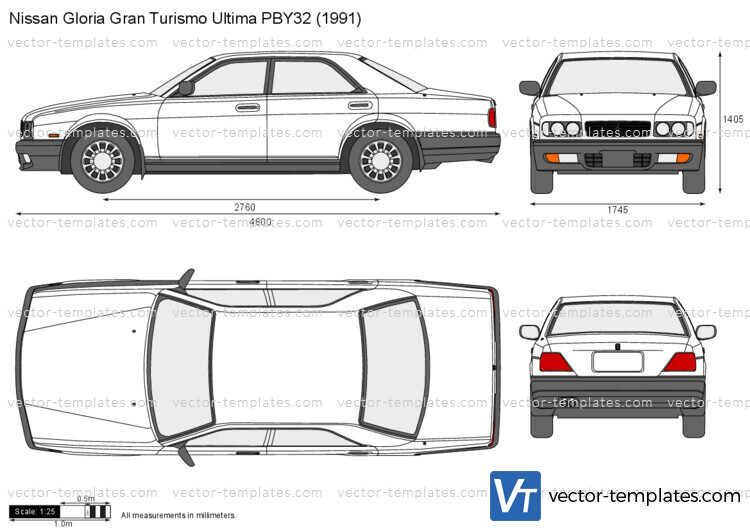 Nissan Gloria Gran Turismo Ultima PBY32