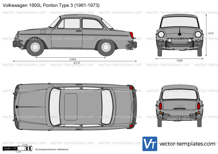 Volkswagen 1600L Ponton Type 3