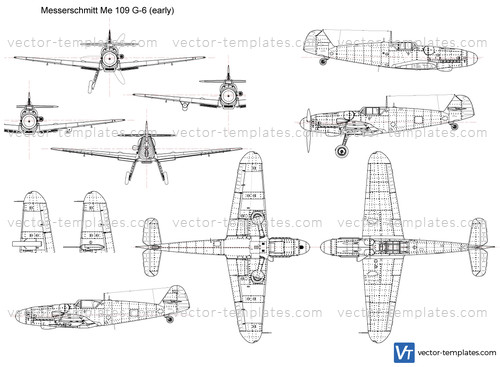Messerschmitt Me 109 G-6 (early)