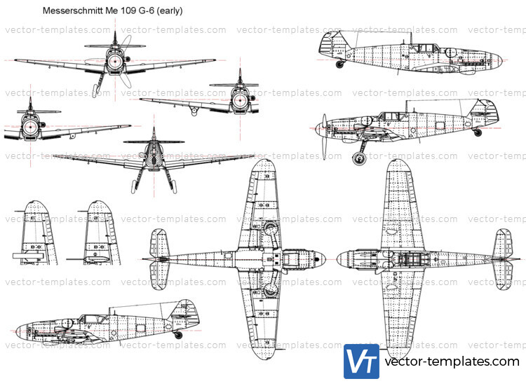 Messerschmitt Me 109 G-6 (early)