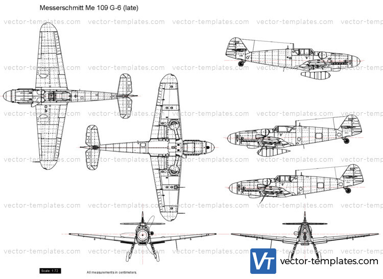 Messerschmitt Me 109 G-6 (late)