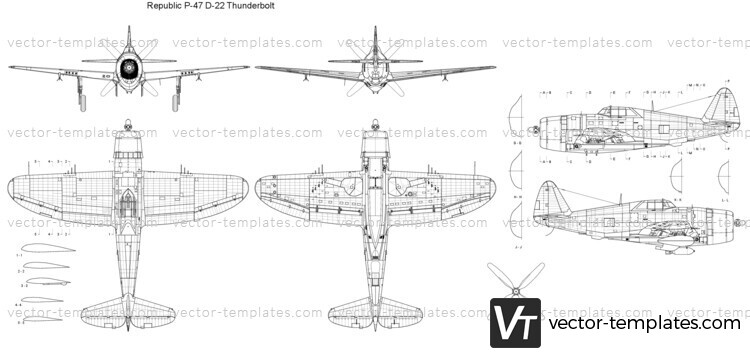 Republic P-47 D-22 Thunderbolt