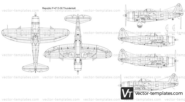 Republic P-47 D-30 Thunderbolt