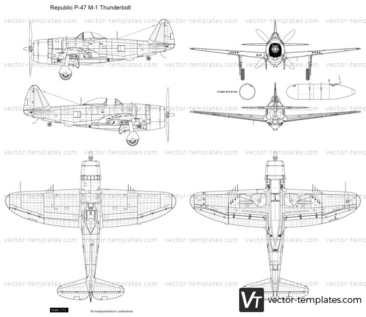 Republic P-47 M-1 Thunderbolt