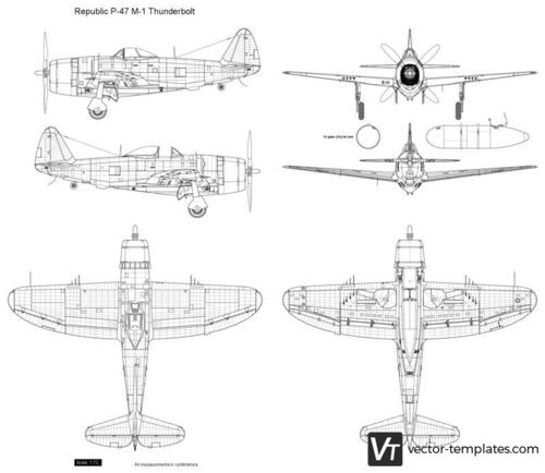 Republic P-47 M-1 Thunderbolt