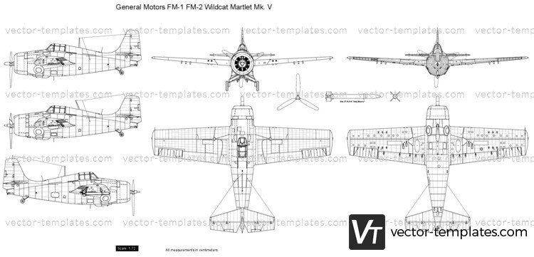 General Motors FM-1 FM-2 Wildcat Martlet Mk. V