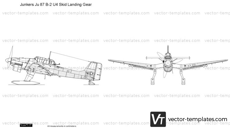 Junkers Ju 87 B-2 U4 Skid Landing Gear