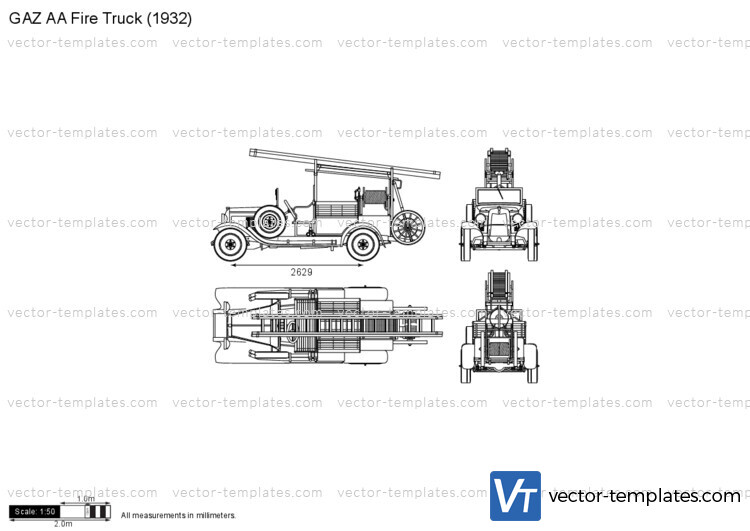 GAZ AA Fire Truck