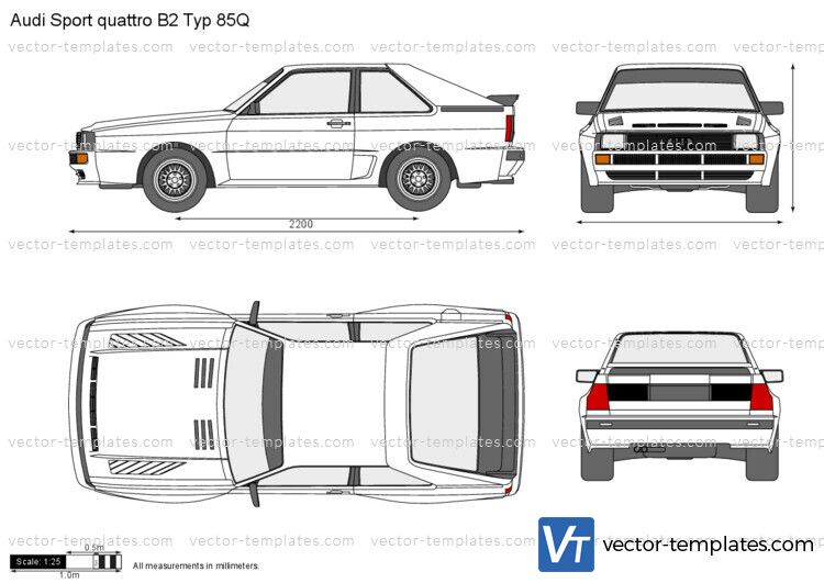 Audi Sport quattro B2 Typ 85Q