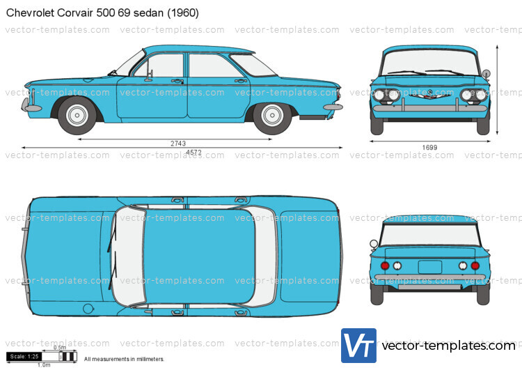 Chevrolet Corvair 500 69 sedan