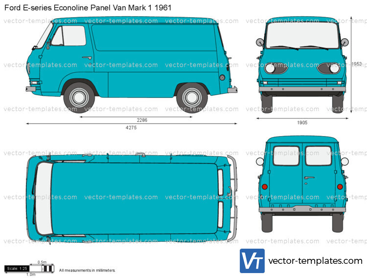 Ford E-series Econoline Panel Van Mark 1 1961