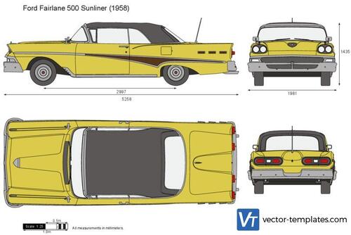 Ford Fairlane 500 Sunliner