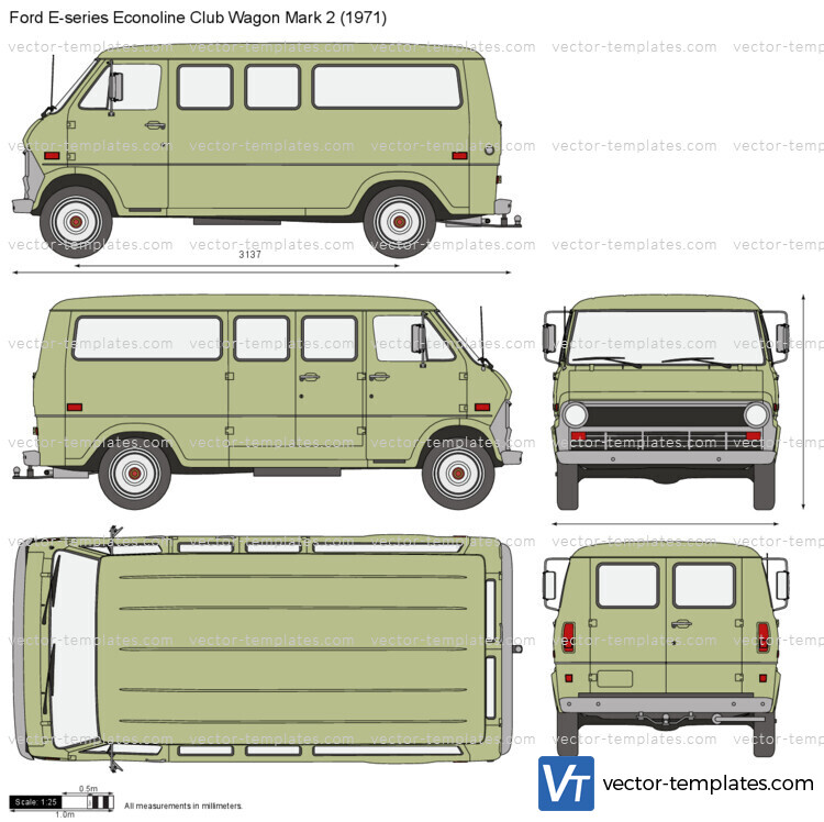 Ford E-series Econoline Club Wagon Mark 2