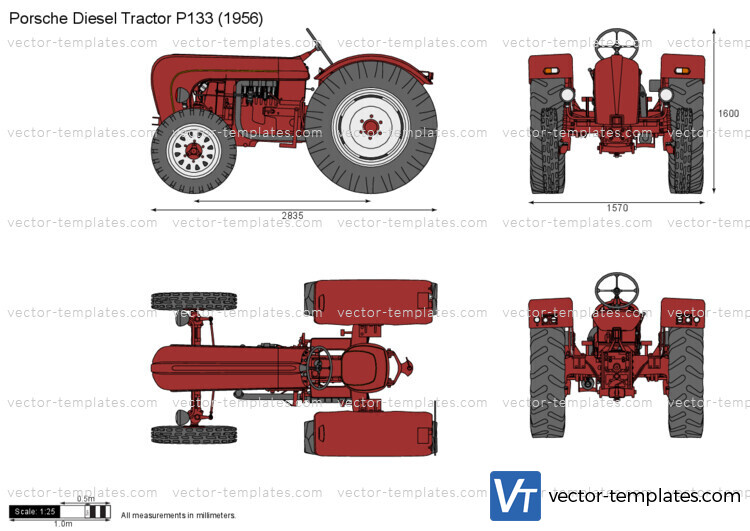 Porsche Diesel Tractor P133