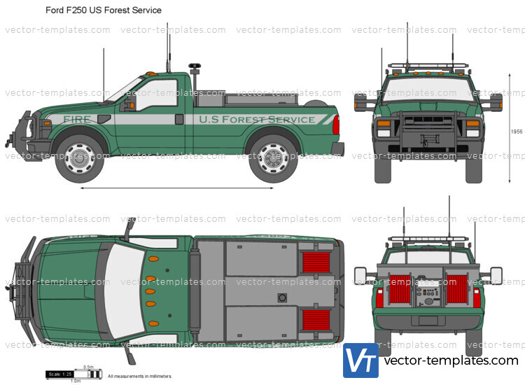 Ford F250 US Forest Service