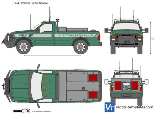 Ford F250 US Forest Service