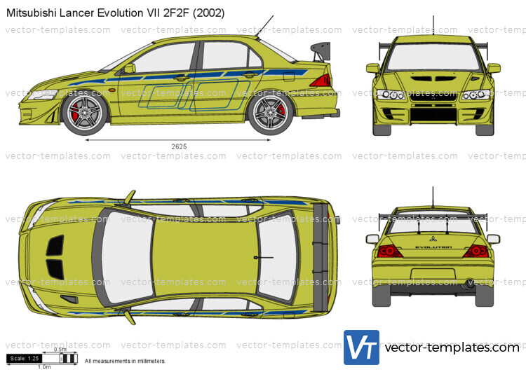 Mitsubishi Lancer Evolution VII 2F2F