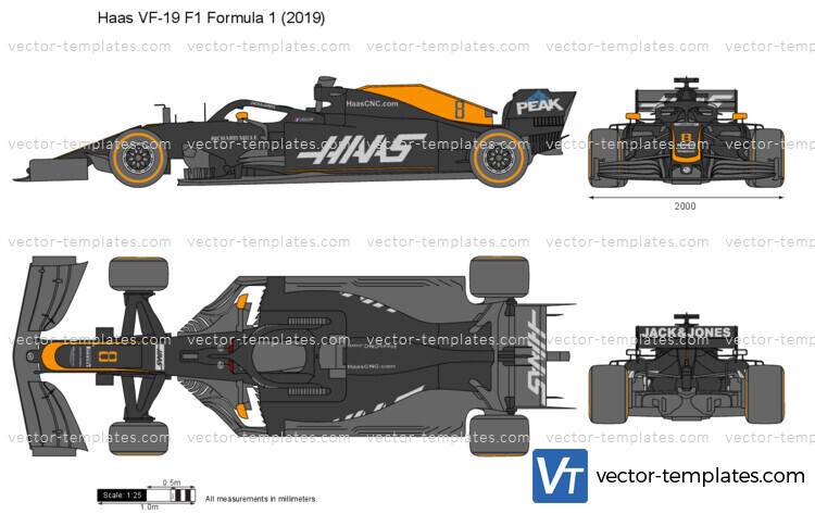 Haas VF-19 F1 Formula 1