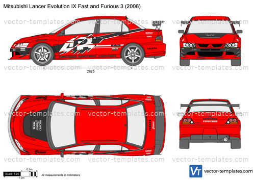 Mitsubishi Lancer Evolution IX Fast and Furious 3
