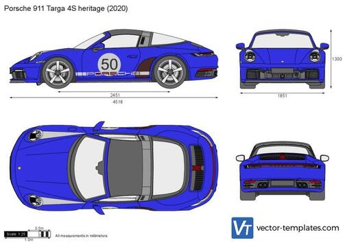 Porsche 911 Targa 4S heritage 992