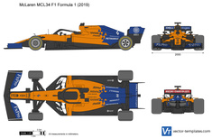 McLaren MCL34 F1 Formula 1
