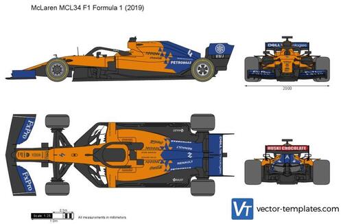 McLaren MCL34 F1 Formula 1