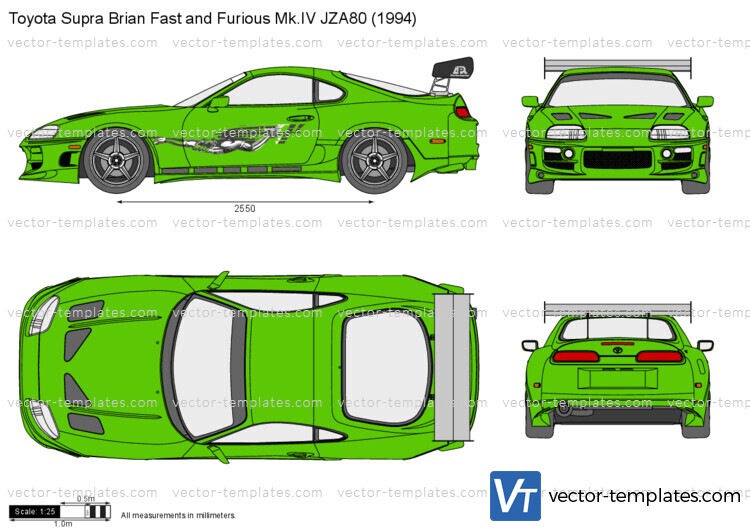 Toyota Supra Brian Fast and Furious Mk.IV JZA80