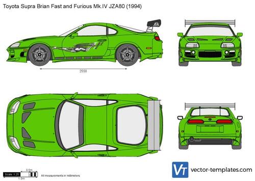 Toyota Supra Brian Fast and Furious Mk.IV JZA80