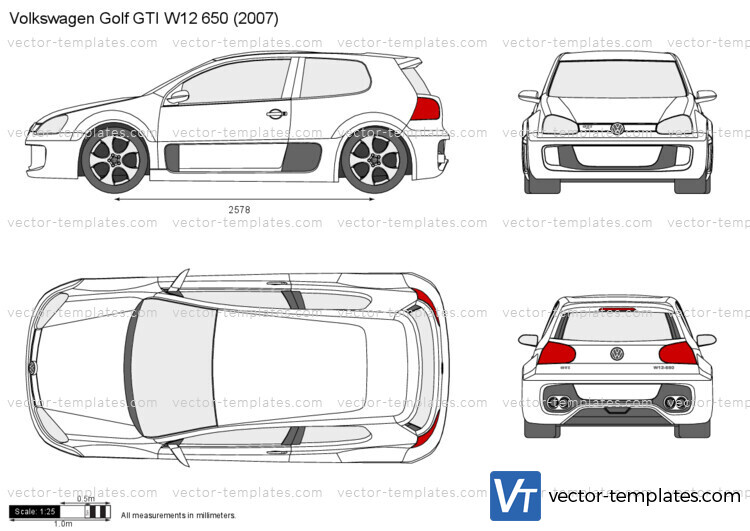 Volkswagen Golf GTI W12 650