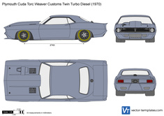 Plymouth Cuda Torc Weaver Customs Twin Turbo Diesel