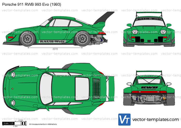 Porsche 911 RWB 993 Evo