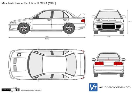 Mitsubishi Lancer Evolution III CE9A