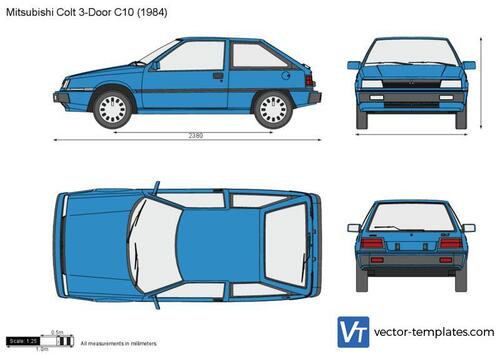 Mitsubishi Colt 3-Door C10