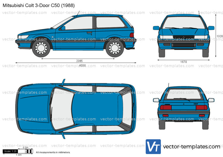 Mitsubishi Colt 3-Door C50