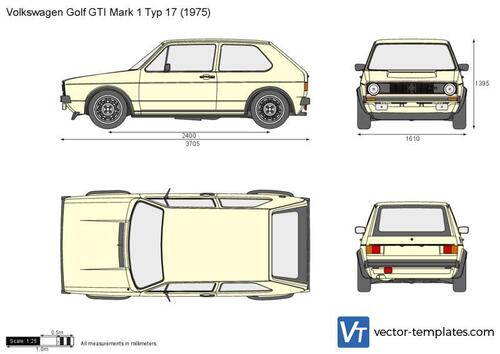 Volkswagen Golf GTI Mark 1 Typ 17