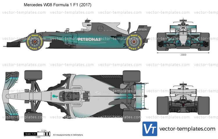 Mercedes W08 Formula 1 F1