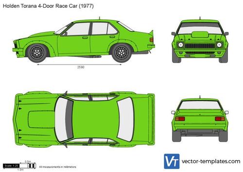 Holden Torana 4-Door Race Car