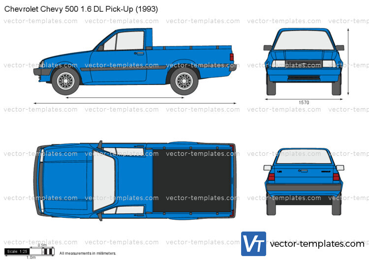 Chevrolet 500 1.6 DL Pick-Up