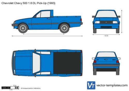 Chevrolet 500 1.6 DL Pick-Up