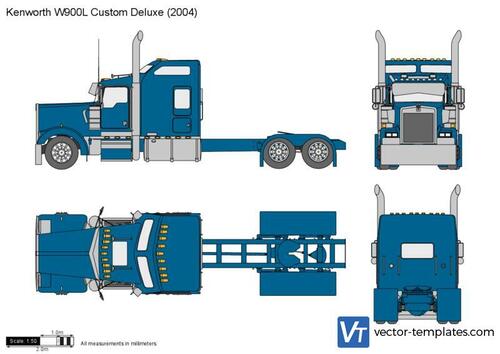 Kenworth W900L Custom Deluxe