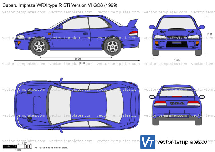 Subaru Impreza WRX type R STi Version VI GC8