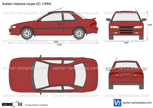 Subaru Impreza coupe GC