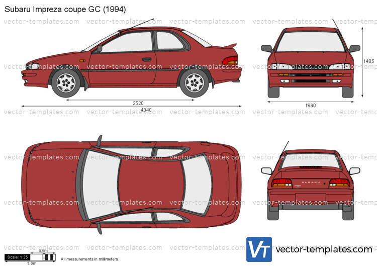 Subaru Impreza coupe GC