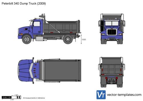 Peterbilt 340 Dump Truck