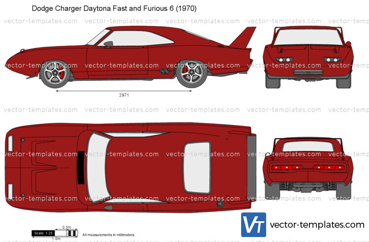 Templates - Cars - Dodge - Dodge Charger Daytona Fast and Furious 6