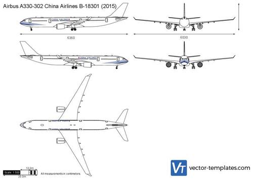 Airbus A330-302 China Airlines B-18301