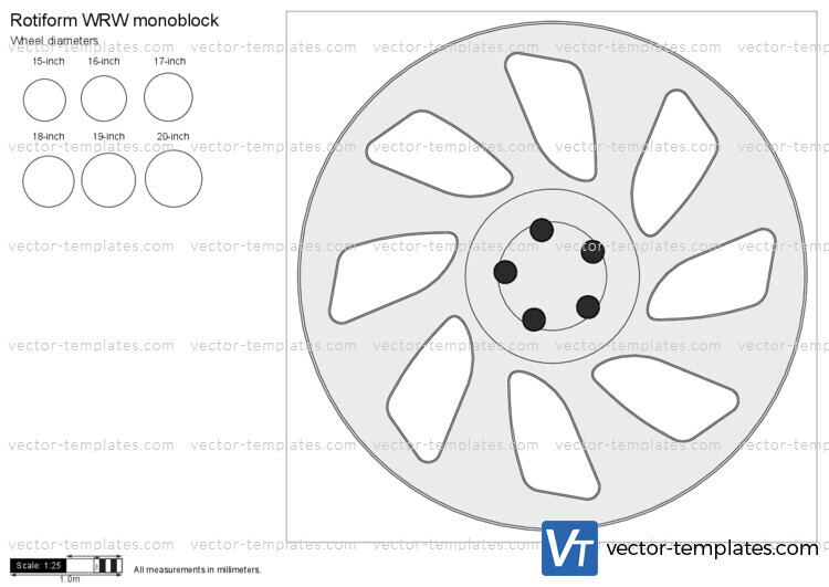 Rotiform WRW monoblock