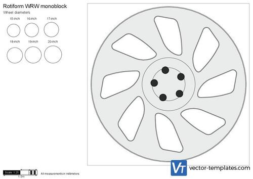 Rotiform WRW monoblock