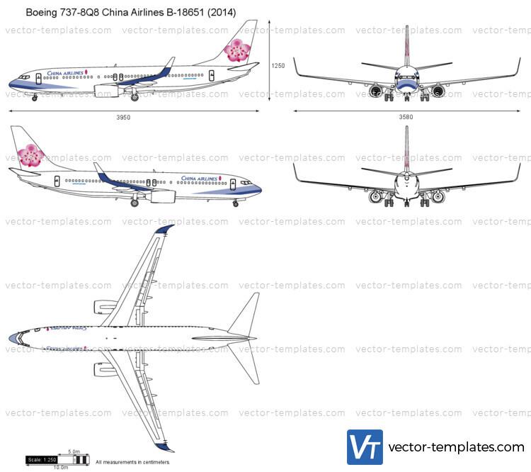 Boeing 737-8Q8 China Airlines B-18651